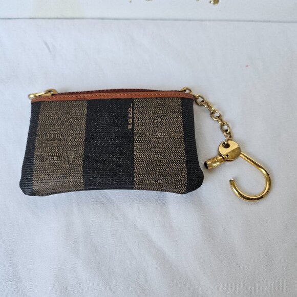 EUC Fendi Pequin Purse Charm / Coin Purse - Picture 2 of 14
